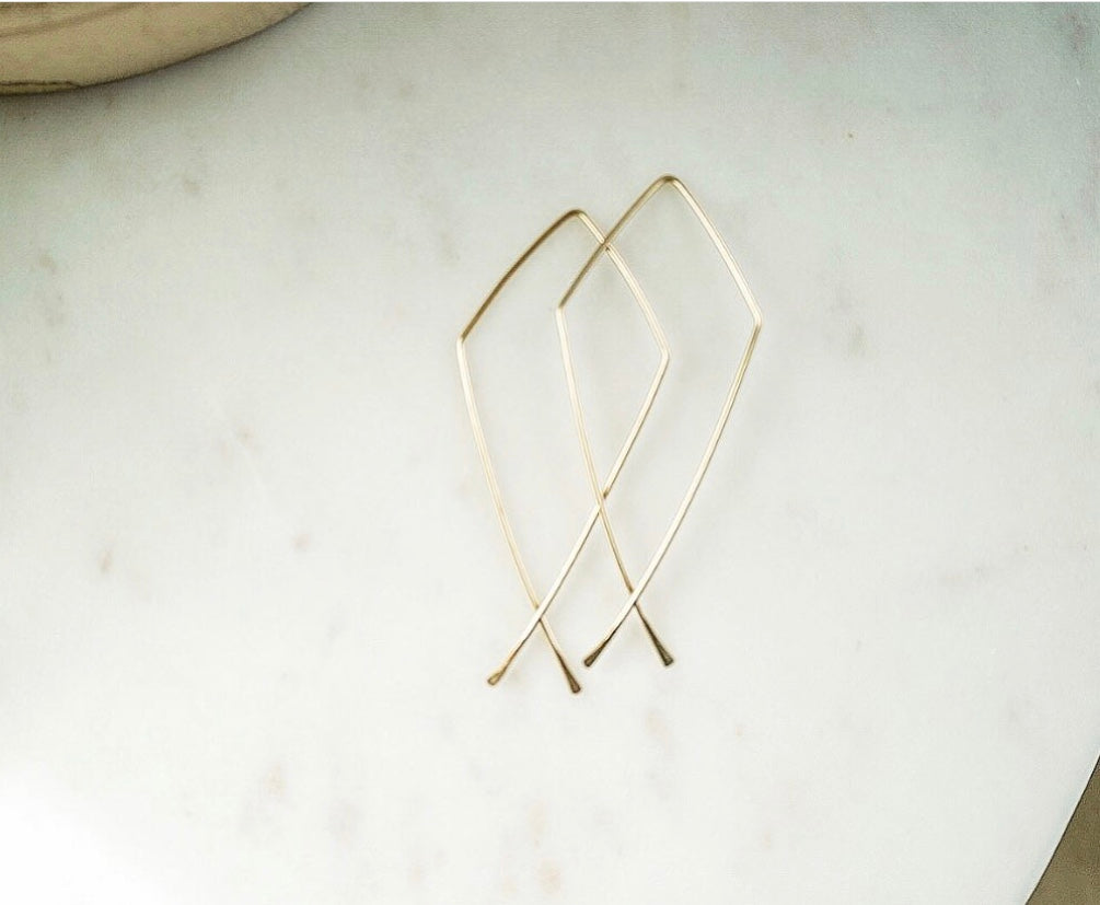 Dagger Threader Earrings