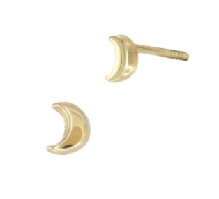 Crescent Moon Stud