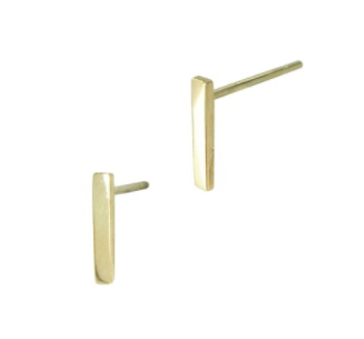 Gold Bar Studs
