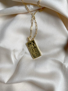 Justice tarot necklace